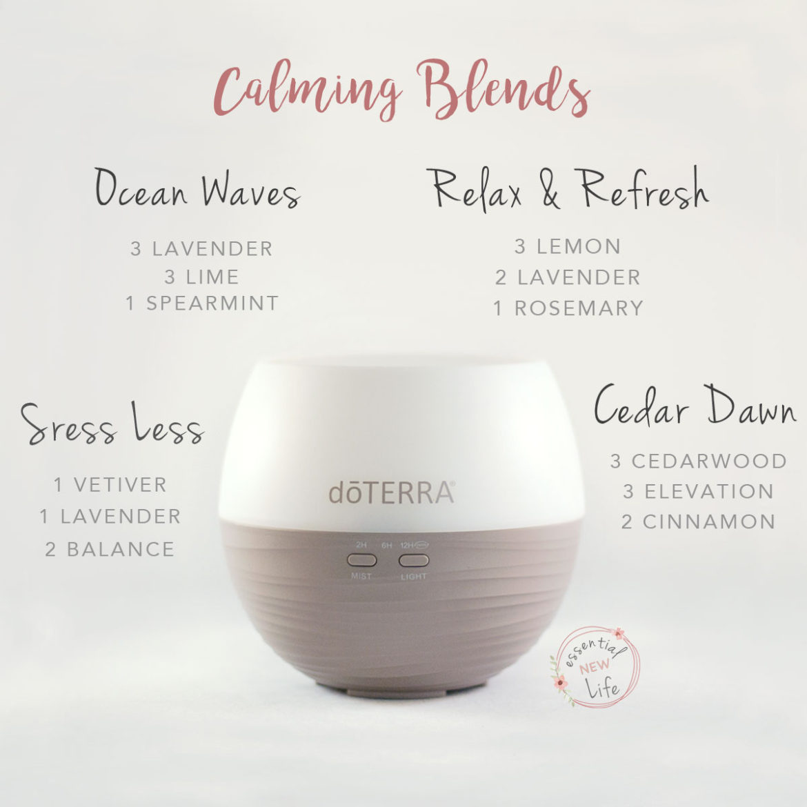 Calming Diffuser Blends Essential New Life