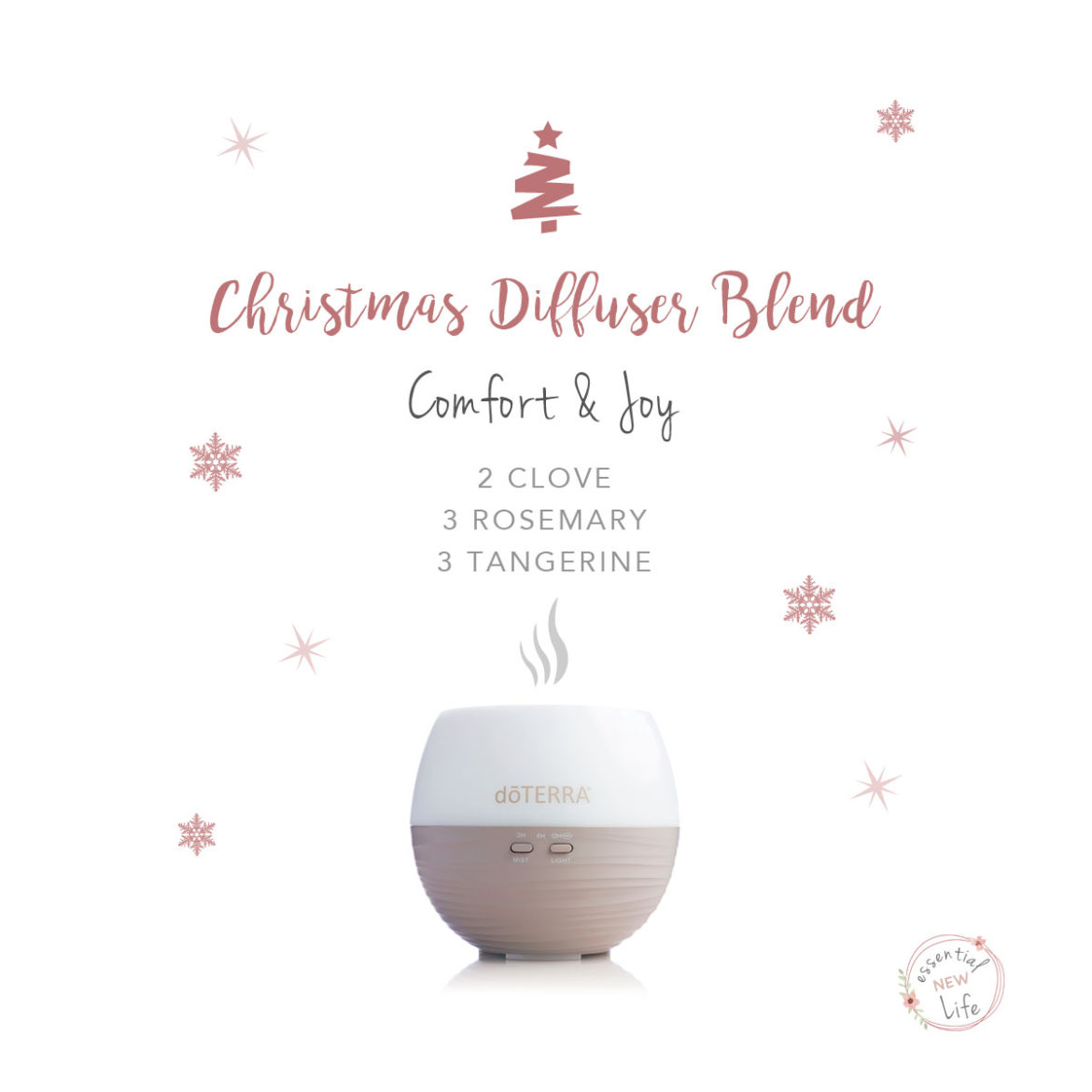 Christmas Diffuser Blend Essential New Life