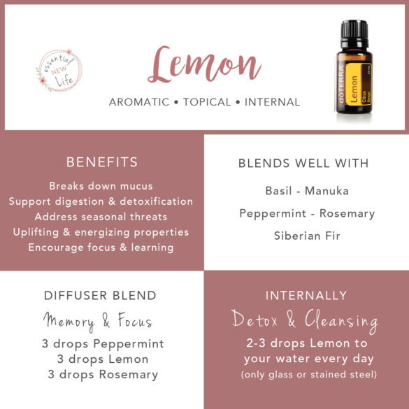 Lemon Essential Oil - Essential New Life